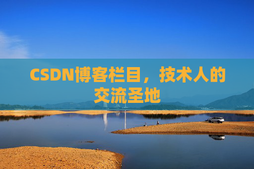 CSDN博客栏目，技术人的交流圣地
